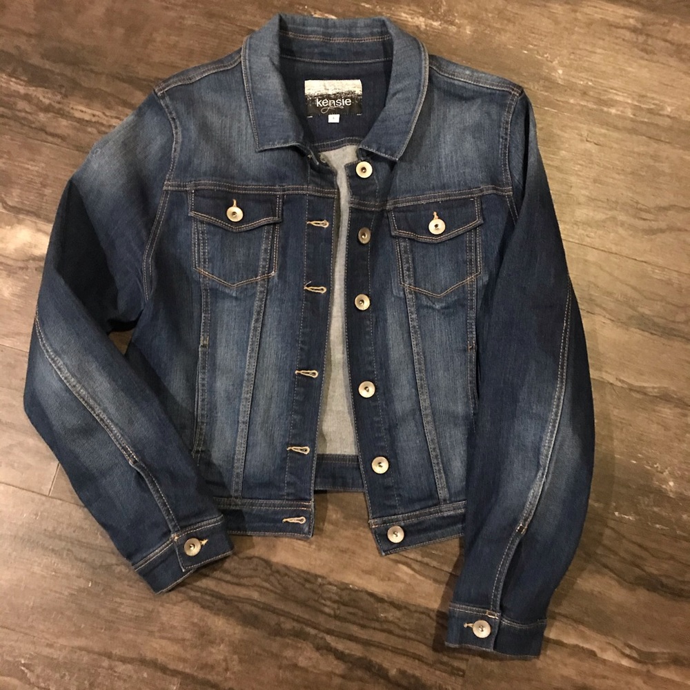 Kensie Jean Jacket size Large